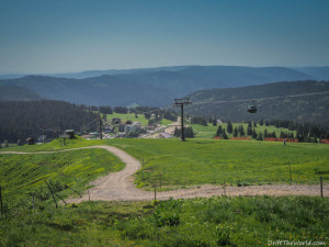 Mit der Feldbergbahn haben wir der Morgen-Hitze ein Schnippchen geschlagen
