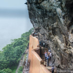 Die Spiegelwand, Sigiriya - Löwenfelsen